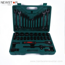 36pcs 1/2"Dr Mechanic Socket Tools Metric Tool Set